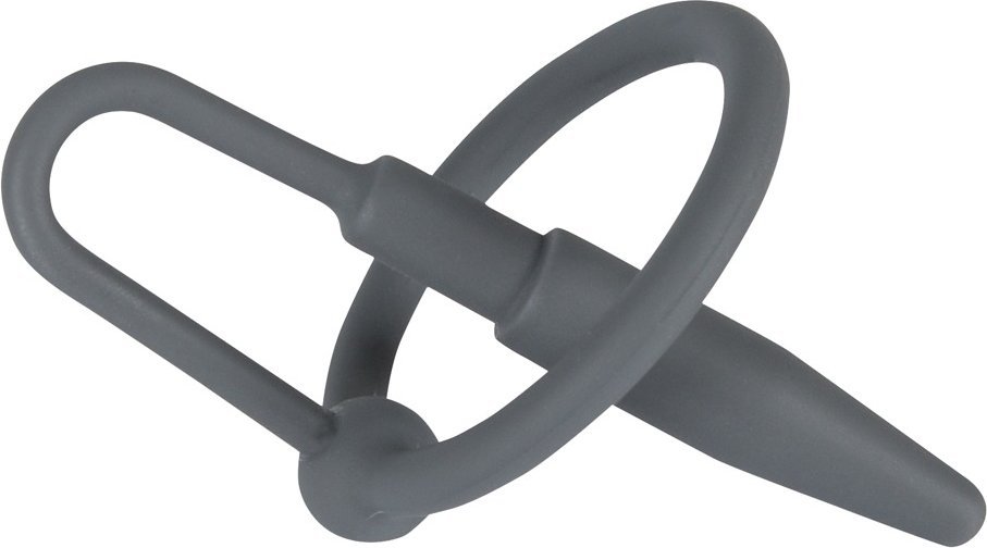 „Penisplug With Glans Ring“ mit Eichelring, komplett aus Silikon