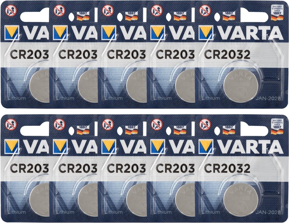 Thumbnail - 10 x 1er Batterie „CR2032“
