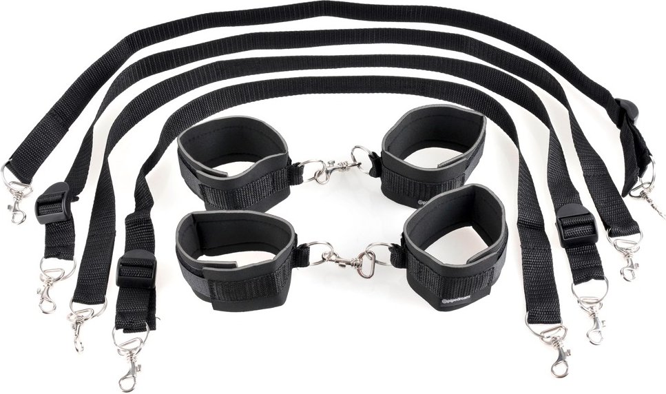 Bettfessel-Set „Cuff & Tether Set“