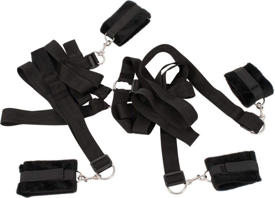 Bettfesselset „Bed Shackles“ mit Hand- und Fußfesseln