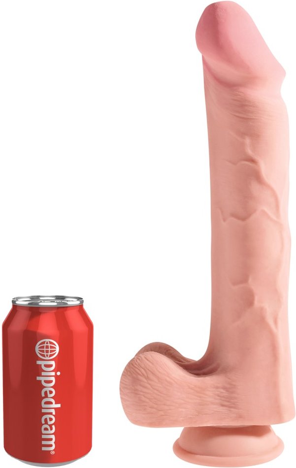 Dildo „12" Triple Density Cock with Balls“, 30 cm