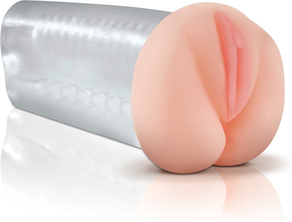 Masturbator „Deluxe See-Thru Stroker“, mit Vagina und Anus-Öffnung