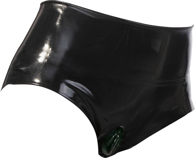 Slip aus Latex mit Vaginalschlauch