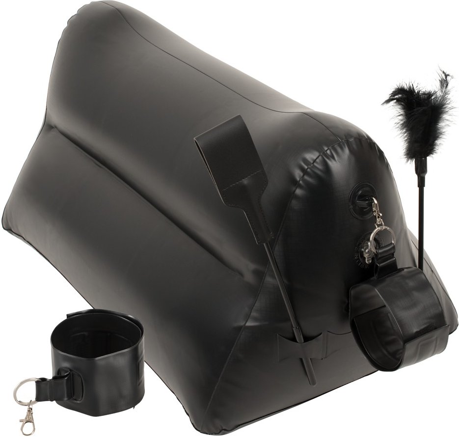 Liebeskissen „Portable Triangle“, mit Handschellen