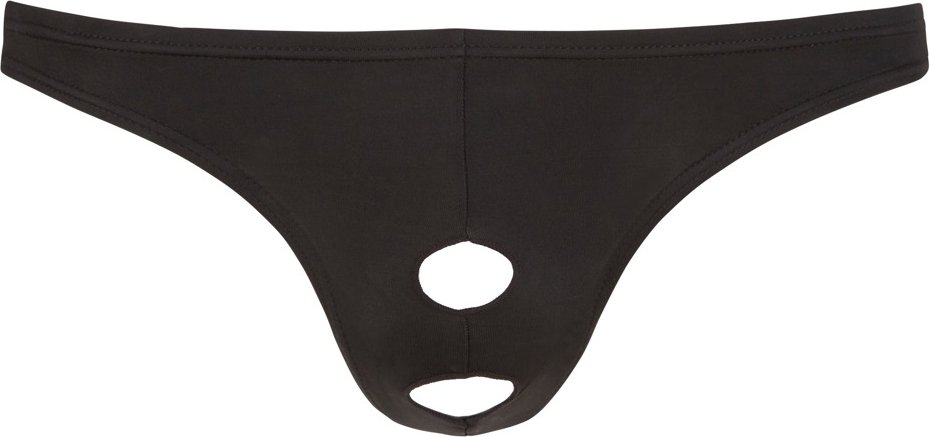 String mit Showmaster-Öffnungen für Penis/Hoden