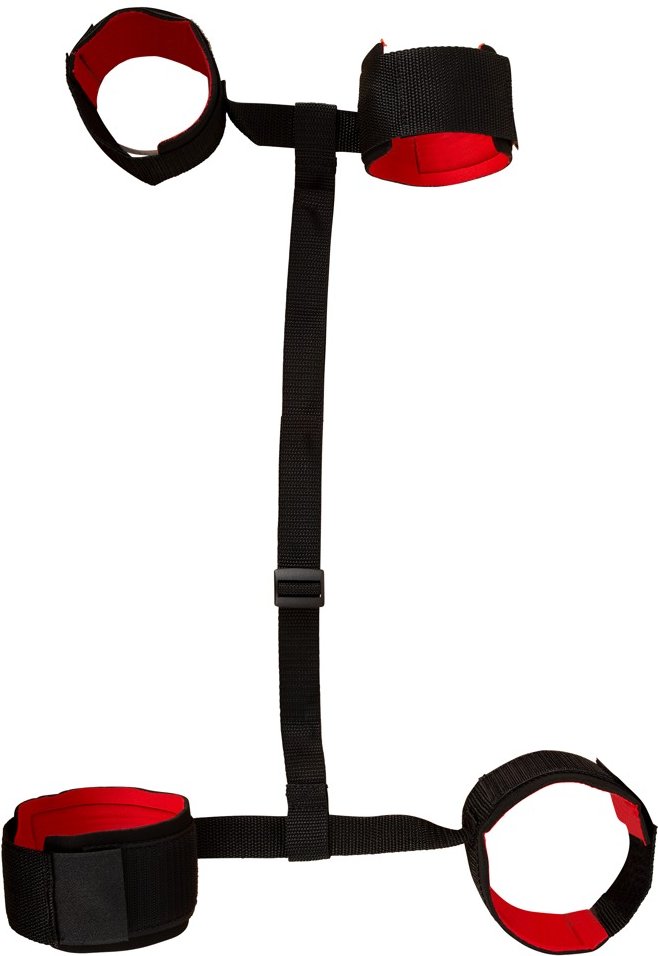 „Hand- und Fußfesseln“ an verstellbarem Verbindungsgurt