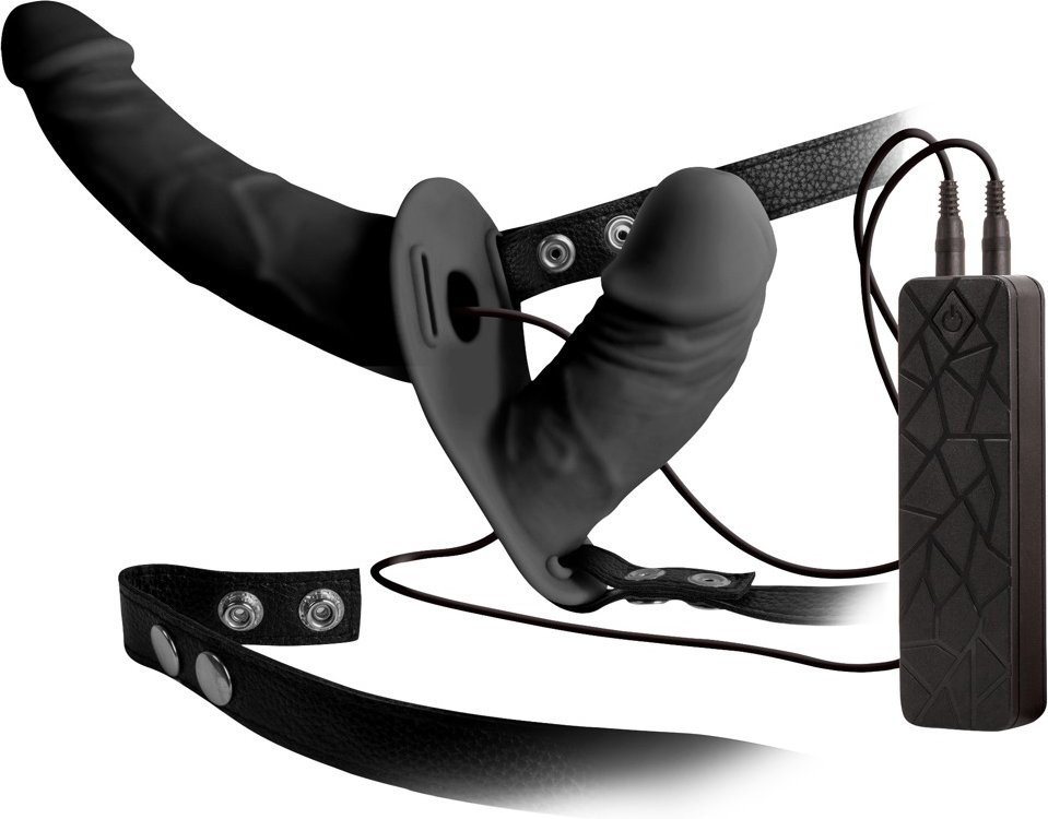 Thumbnail - Umschnallvibrator „Double Thruster“ mit 2 Vibratoren