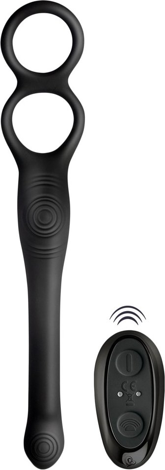 Analvibrator „The Vibe“ mit Penis- und Hodenring, multi-flexibel