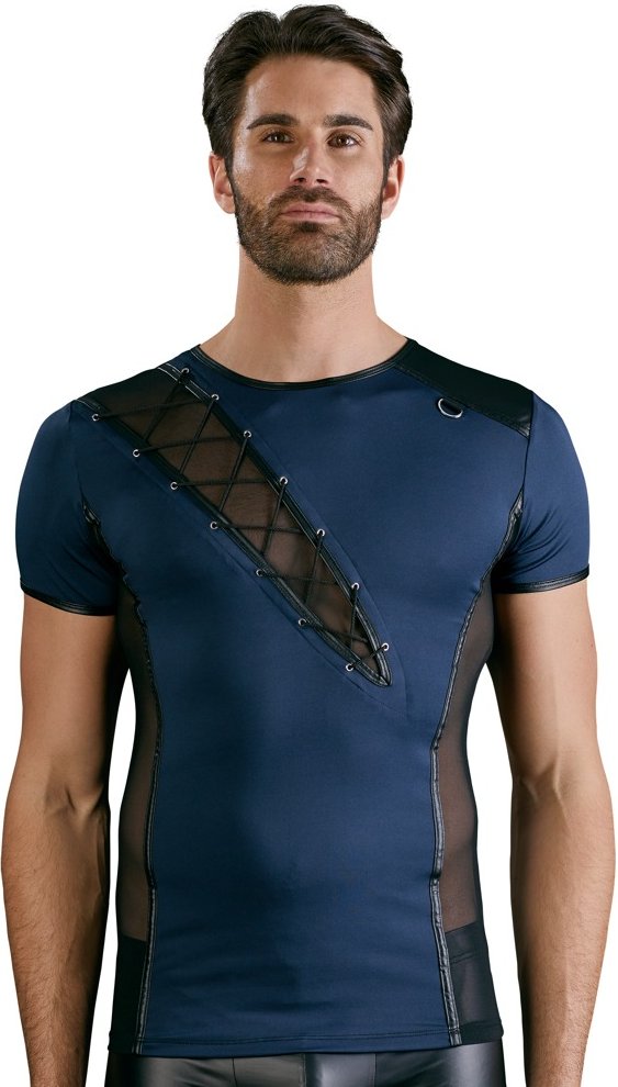 Thumbnail - Shirt aus elastischer Mikrofaser und Powernet