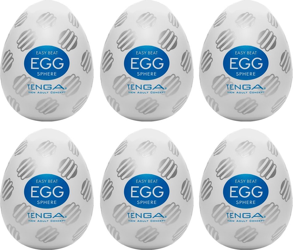 Masturbator „Egg Sphere“ mit Rillenkugel-Stimulationsstruktur