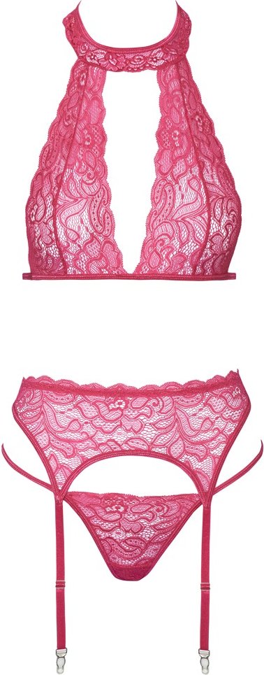 Thumbnail - 3-teiliges Straps-Set aus weicher Stretch-Spitze