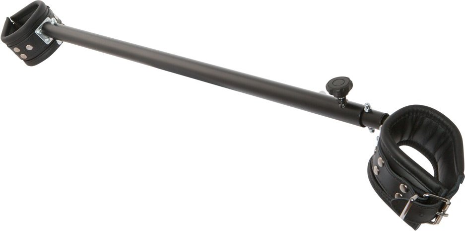 Spreizstange aus Metall mit Leder-Fesseln, alles verstellbar