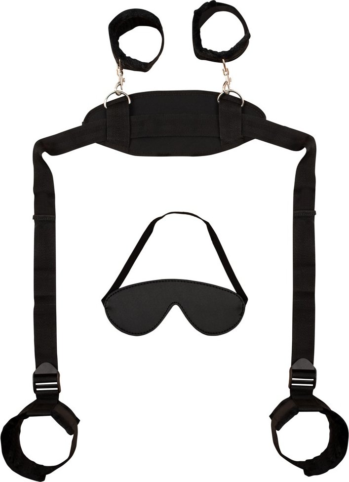 "Hals/Nacken-Hand-Fuß-Fessel" inklusive Augenmaske