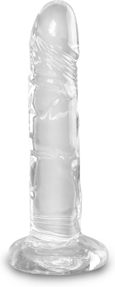 Naturdildo „6“-Cock Clear“ mit Saugfuß
