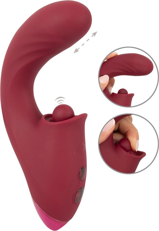 Stoßvibrator mit klopfendem Klitoris-Stimulator