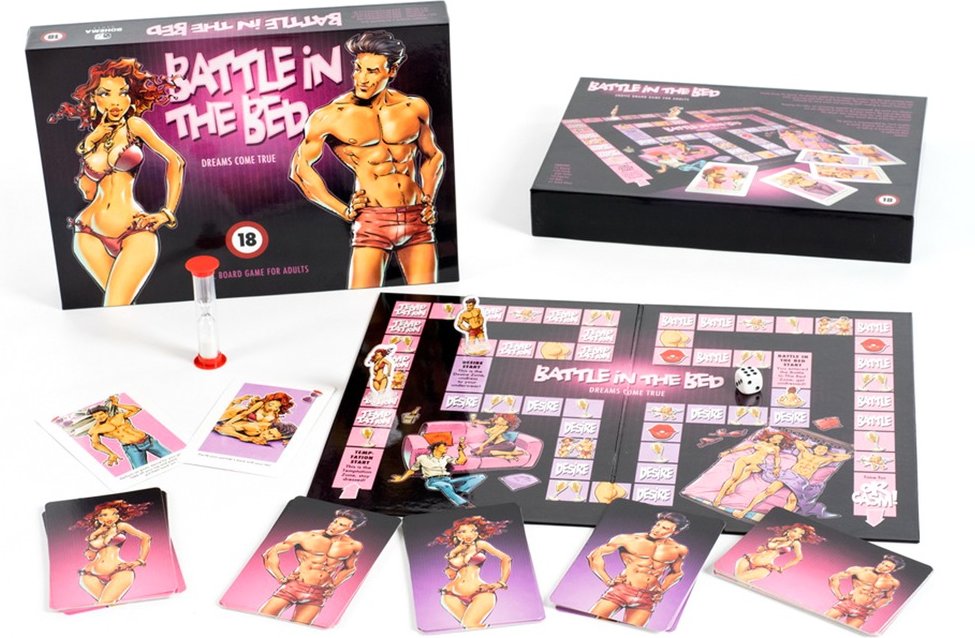 Brettspiel „Battle in the bed“ für Paare