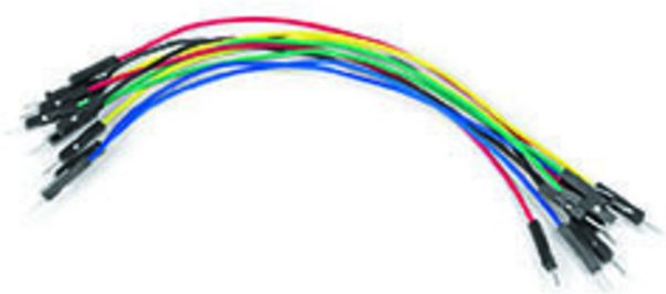 Velleman Steckbrücken-Set, Stecker auf Stecker, 15 cm, 10-teilig