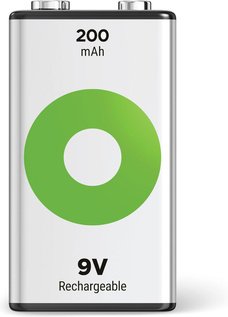 GP 9V Akku NiMH 200 mAh RECYKO, 8,4V, 1 Stück
