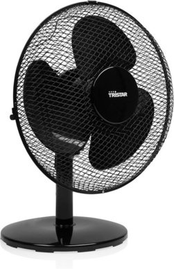 Tristar Tischventilator 30 cm, 3 Stufen, Schwarz