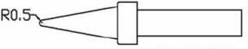ELV Ersatzlötspitze Bleistiftspitze D = 0,5 mm