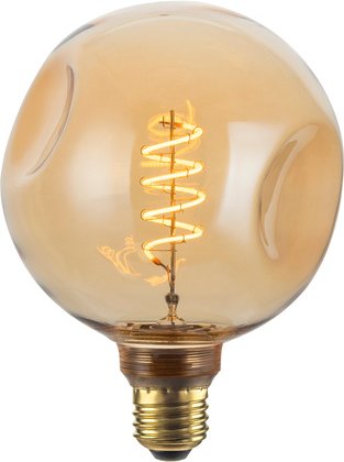 ENOVALITE LED Filament Leuchtmittel, CALDERA, Amber, E27, 4W, 265lm, 2200K, dimmbar