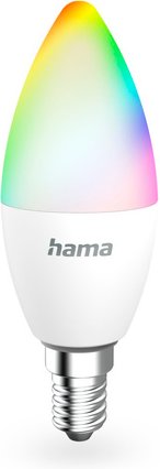 Hama Smart Home LED-Lampe, E14, RGBW, dimmbar, WLAN, Matter