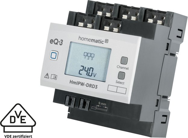 Thumbnail - Homematic IP Wired Smart Home Dimmaktor – 3-fach, HmIPW-DRD3