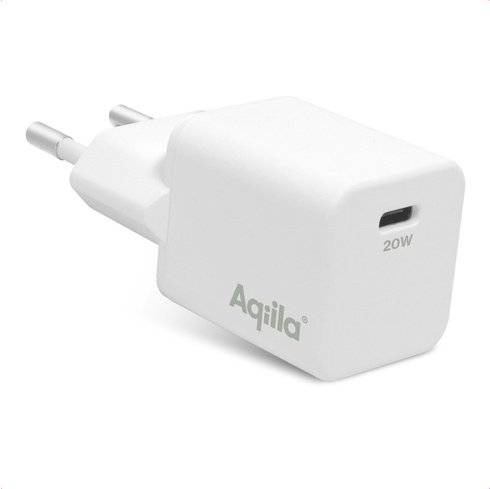 Aqiila Chargebird W1 Ladeadapter, 20W, 1x USB-C, Weiß