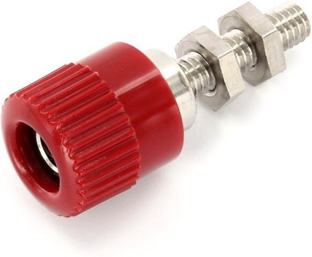 econ connect Polklemme AK4RT, 6 A, 4 mm, rot