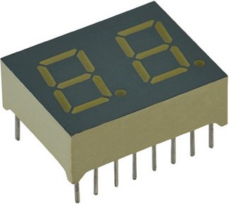 Kingbright 7-Segment-Anzeige DA04-11GWA grün, 10 mm