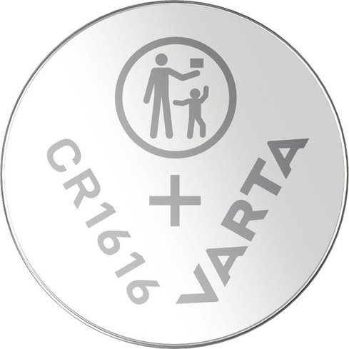 VARTA Lithium-Knopfzelle CR1616, 3 V, 55 mAh