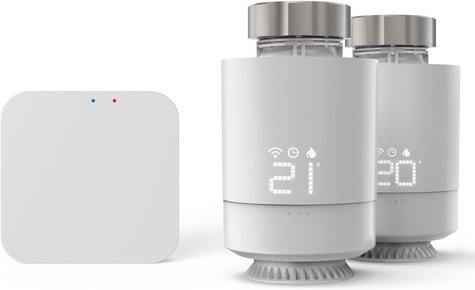 Thumbnail - Hama Smart Home Heizungssteuerung-Set (2x Heizkörperthermostat, 1x Bridge), WLAN, ZigBee