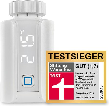 Homematic IP Smart Home Heizkörperthermostat – Evo, HmIP-eTRV-E