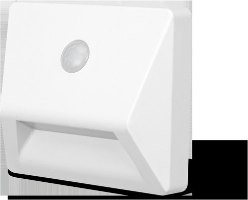 Blulaxa LED-Orientierungslicht PLUTO, Treppenlicht, IR-Bewegungsmelder, Batteriebetrieb, 3000 K