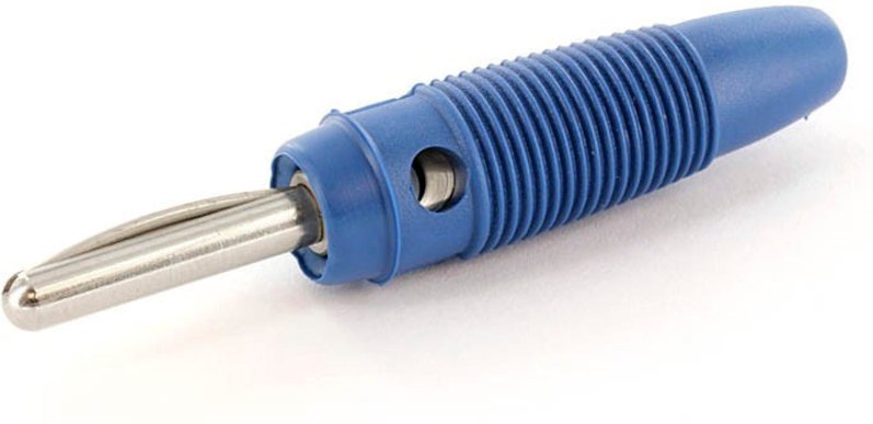 econ connect Labor-Stecker LAS4BL, 4 mm, blau