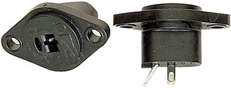 Lautsprecher-Einbaubuchse, ohne Schalter