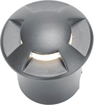 Die Bold Aluminium LED Bodenleuchte, DC 24V, 1W,3000K