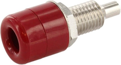 econ connect Telefon-Buchse TB4RT, 4 mm, rot