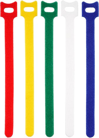 REV Ritter Klettband, 200 x12mm, 5 Stück, verschiedene Farben