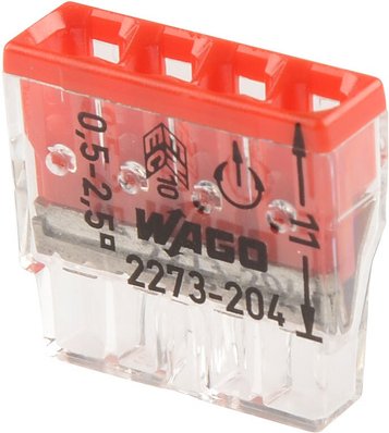 Wago Compact 2273-204 Verbindungsklemme, 4pol.