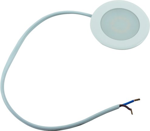 HEITRONIC 2-W-LED-Einbaustrahler Casablanca, weiß, IP44, nur 16 mm Einbautiefe