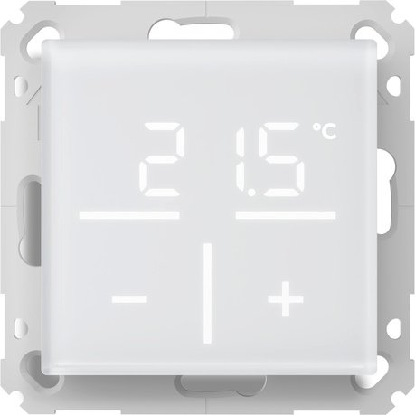 Homematic IP Smart Home Glas-Wandthermostat mit CO2-Sensor, weiß, HmIP-WGTC