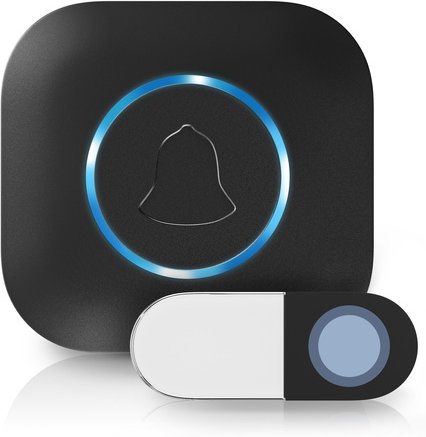 Heidemann Funklingel-Set Blackline, 1 Sender, 1 Empfänger