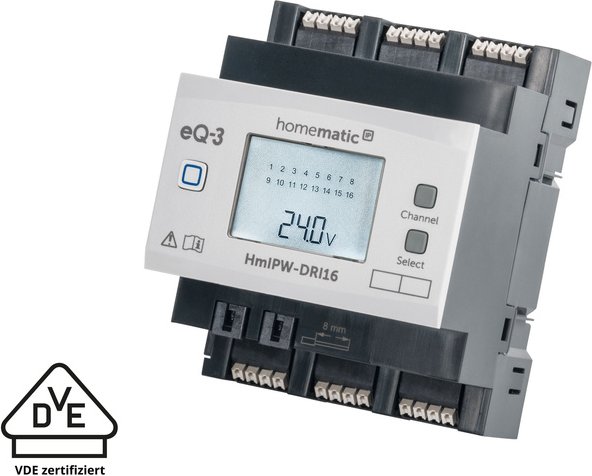 Homematic IP Wired Smart Home Eingangsmodul – 16-fach, HmIPW-DRI16