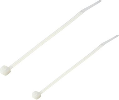 REV Ritter Kabelbinder, Kunststoff,120 x 3,5 mm, 100 Stück, Weiß