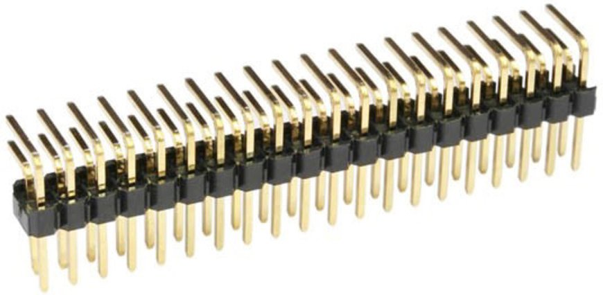 Thumbnail - econ connect Stiftleiste SL25WD16GA, 2x 8-polig, gewinkelt, RM 2,54 mm