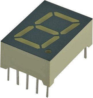 Kingbright 7-Segment-Anzeige SA52-11YWA gelb, 13,2 mm