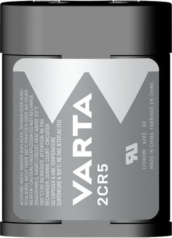 VARTA Professional Lithium Batterie 2CR5, 1400 mAh, 6 V