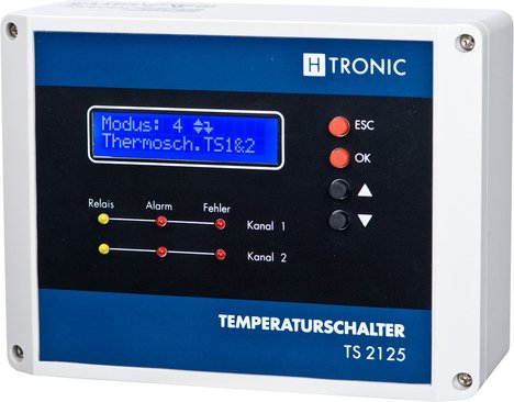 H-Tronic TS 2125 2-Kanal-Temperaturschalter