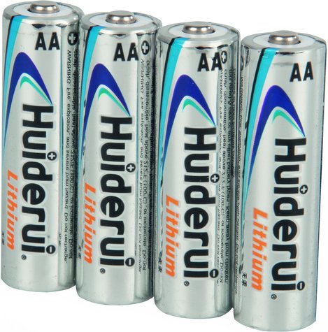 Huiderui Lithium Batterie Mignon AA, 4er-Pack